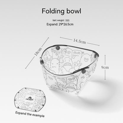 Foldable Camping Tableware Set