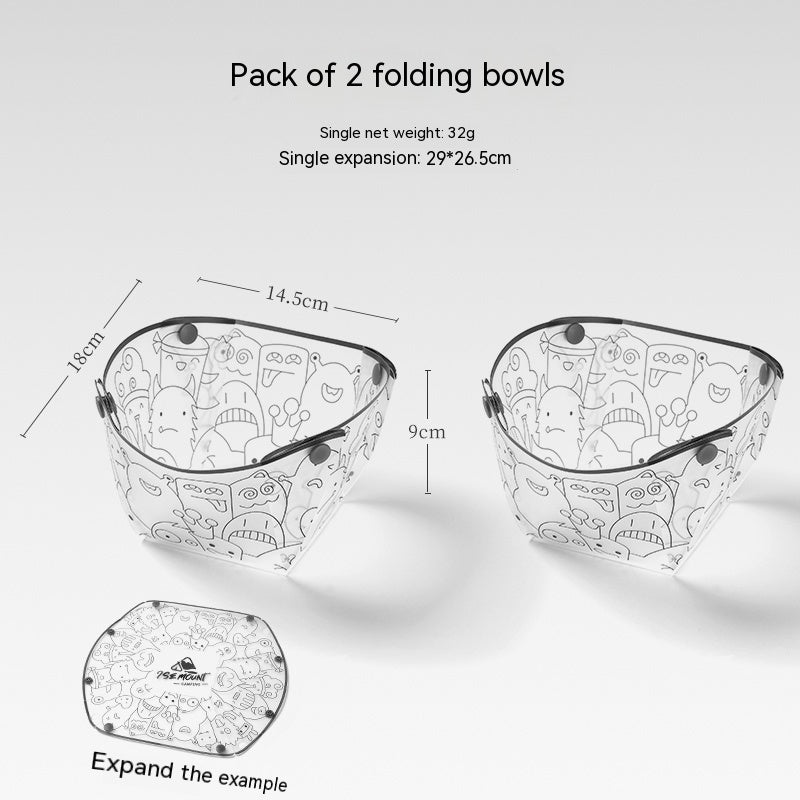 Foldable Camping Tableware Set
