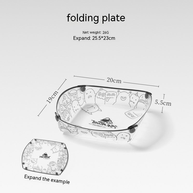 Foldable Camping Tableware Set
