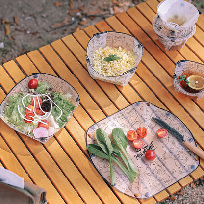 Foldable Camping Tableware Set